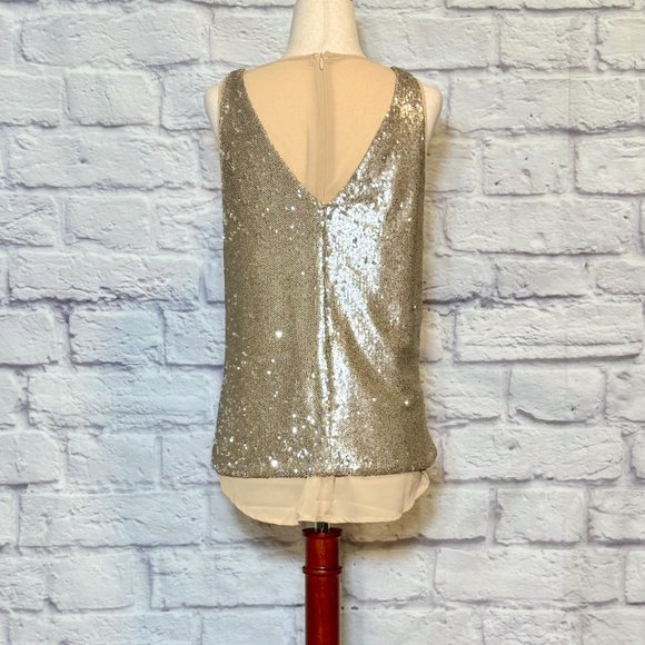 Anthropologie Greylin Gold Top - Picture 2 of 7